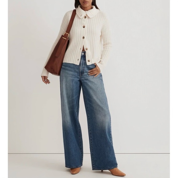 Madewell Oversize-Collar Cardigan Sweater - Picture 4 of 9